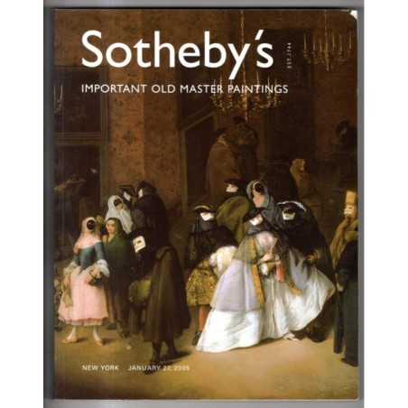 SOTHEBY'S. NEW YORK. OLD MASTER PAINTINGS. CATALOGO ASTA 27 JAN 2005.