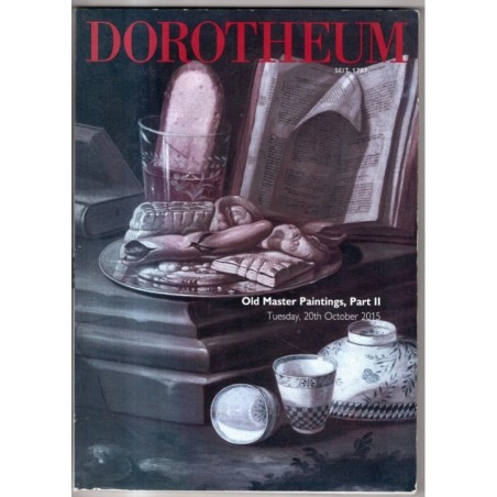 DOROTHEUM. VIENNA. OLD MASTER PAINTINGS PART II. CATALOGO ASTA 20 OCTOBER 2015.
