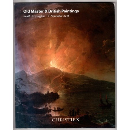 CHRISTIE'S. SOUTH KENSINGTON. OLD MASTER. CATALOGO ASTA 2 NOVEMBER 2016.