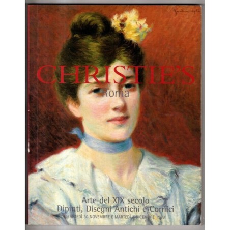 CHRISTIE'S. ROMA. ARTE XIX SC DIPINTI ANTICHI. CATALOGO ASTA 30 NOV 7 DIC 1999.