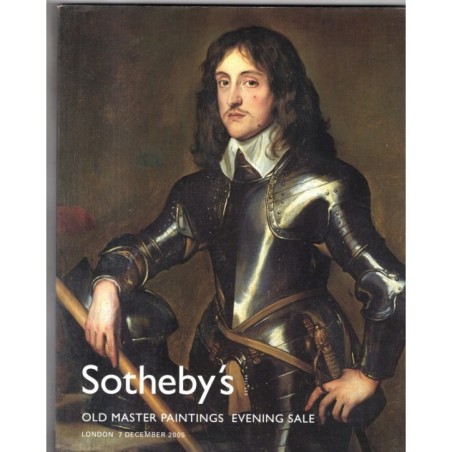 SOTHEBY'S. LONDON. OLD MASTER PAINTINGS EVENING SALE. CATALOGO ASTA 7 DEC 2005.