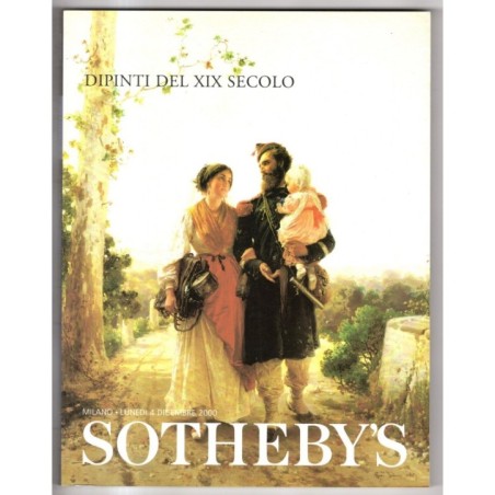 SOTHEBY'S. MILANO. DIPINTI DEL XIX SEC. CATALOGO ASTA 4 DICEMBRE 2000.