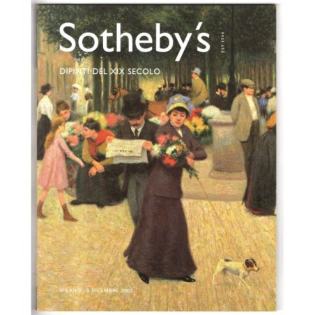 SOTHEBY'S. MILANO. DIPINTI DEL XIX SEC. CATALOGO ASTA 9 DICEMBRE 2002.
