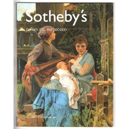 SOTHEBY'S. MILANO. DIPINTI DEL XIX SEC. CATALOGO ASTA 12 DICEMBRE 2001.