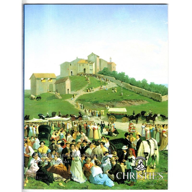 CHRISTIE'S. ROMA. DIPINTI ACQUERELLI DEL XIX SEC. CATALOGO ASTA 27 APRILE 1993.