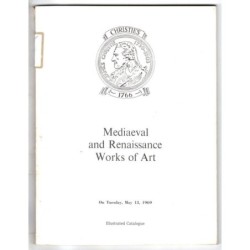 CHRISTIE'S. LONDON. MEDIEVAL RENAISSANCE WORKS ART. CATALOGO ASTA 13 MAY 1969.