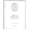CHRISTIE'S. LONDON. MEDIEVAL RENAISSANCE WORKS ART. CATALOGO ASTA 13 MAY 1969.