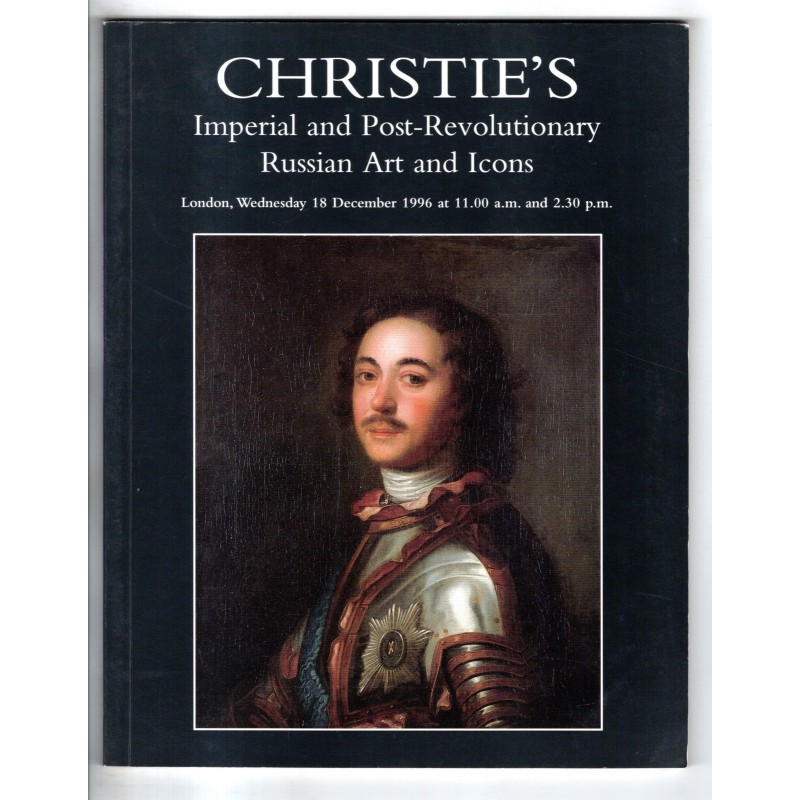CHRISTIE'S. LONDON. IMPERIAL AND POST-REVOLUTIONARY. CATALOGO ASTA 18 DEC 1996.