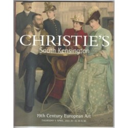 CHRISTIE'S. SOUTH KENSINGTON. 19 CENT EUROPEAN ART. CATALOGO ASTA 5 APRIL 2001.
