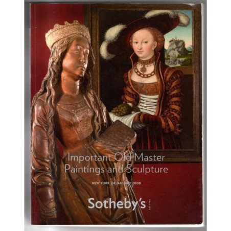 SOTHEBY'S. NEW YORK. IMPORTANT OLD MASTER. CATALOGO ASTA 24 JANUARY 2008.