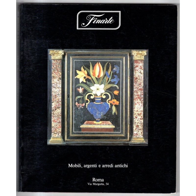 FINARTE. ROMA. MOBILI ARGENTI ARREDI ANTICHI. CATALOGO ASTA 20-21 OTT 1987.