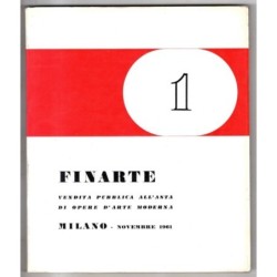 FINARTE. MILANO. OPERE D'ARTE MODERNA. CATALOGO ASTA NOVEMBRE 1961.