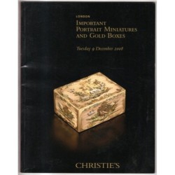 CHRISTIE'S. LONDON. PORTRAIT MINIATURES GOLD BOXES. CATALOGO ASTA 9 DEC 2008.