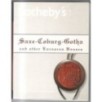 SOTHEBY'S. AMSTERDAM. SAXE COBURG GOTHA. CATALOGO ASTA 7-8 SEPT 2004.