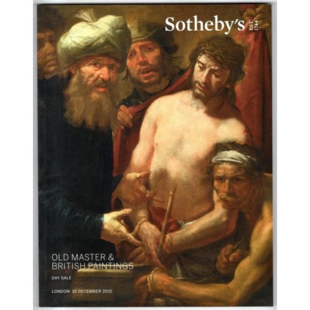 SOTHEBY'S. LONDON. OLD MASTER BRITISH PAINTINGS. CATALOGO ASTA 10 DEC 2015.
