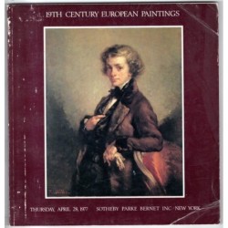 SOTHEBY'S. NEW YORK. 19TH CENTURY EUROPEAN PAINTINGS. CATALOGO ASTA APRIL 1977.