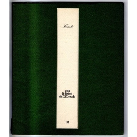 FINARTE. MILANO. ASTA DIPINTI XIX SEC. CATALOGO ASTA 18 MAGGIO 1971.