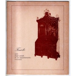 FINARTE. MILANO. ARREDI APPARTAMENTO MILANESE. CATALOGO ASTA 11 DICEMBRE 1970.