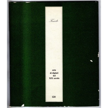 FINARTE. MILANO. ASTA DIPINTI XIX SEC. CATALOGO ASTA 25 NOVEMBRE 1971.