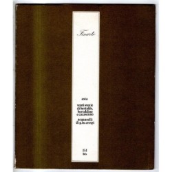 FINARTE. MILANO. STORIE BERTOLDO BERTOLDINO CACASENNO. CATALOGO ASTA APR 1973.