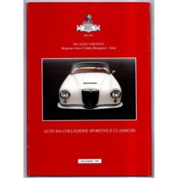 SEMENZATO. MILANO. AUTO DA COLLEZIONE. CATALOGO ASTA DICEMBRE 1990.