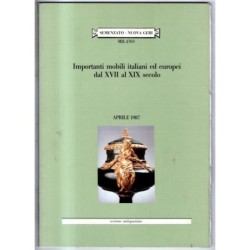 SEMENZATO. MILANO. MOBILI DAL XVII AL XIX SEC. CATALOGO ASTA APRILE 1987.