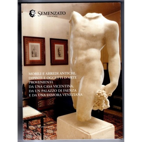 SEMENZATO. VENEZIA. MOBILI ARREDI ANTICHI DIPINTI. CATALOGO ASTA 16 APR 2005.