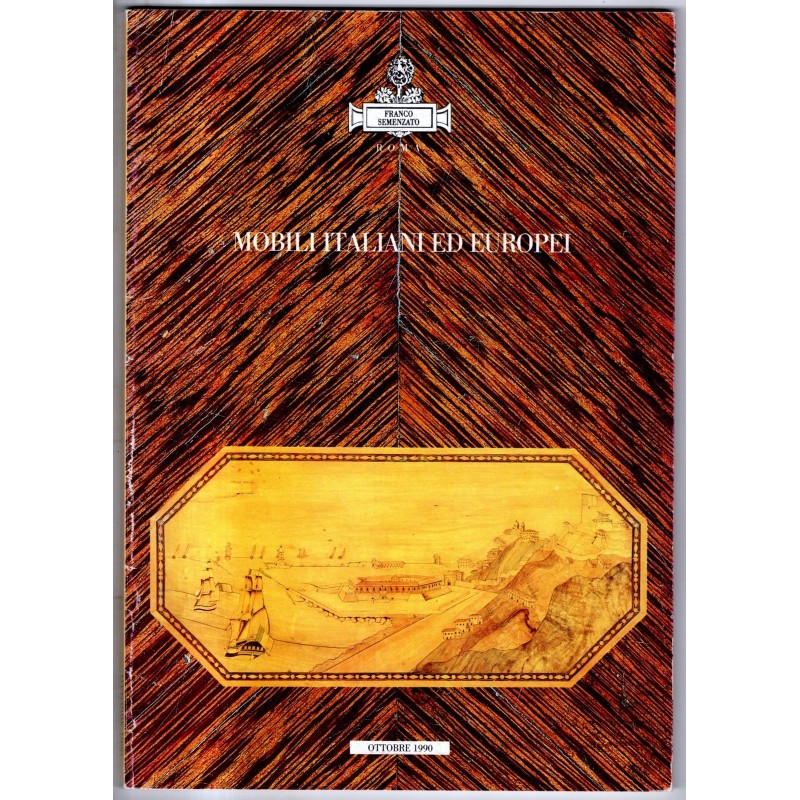 SEMENZATO. ROMA. MOBILI ITALIANI EUROPEI. CATALOGO ASTA OTTOMBRE 1990.