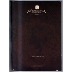SEMENZATO. VENEZIA. ARREDI ANTICHI. CATALOGO ASTA NOVEMBRE 2001.