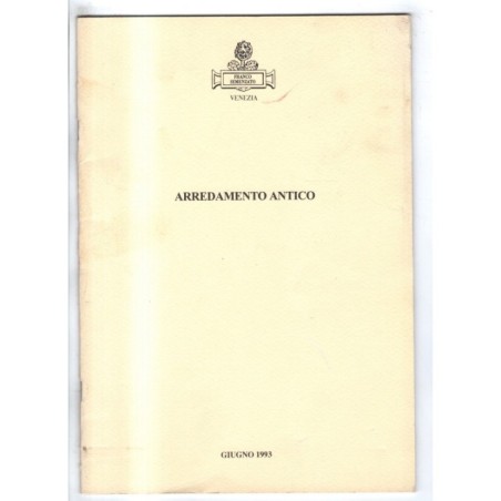 SEMENZATO. VENEZIA. ARREDAMENTO ANTICO. CATALOGO ASTA GIUGNO 1993.