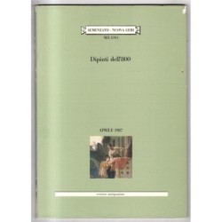 SEMENZATO. MILANO. DIPINTI DELL'800. CATALOGO ASTA APRILE 1987.