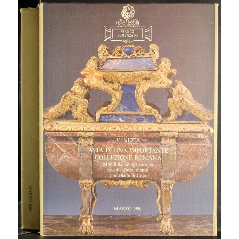 SEMENZATO. VENEZIA. ASTA IMORTANTE COLLEZIONE ROMANA. CATALOGO ASTA MARZO 1990.