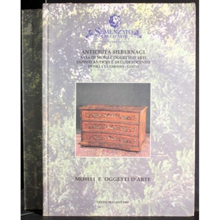 SEMENZATO. GOITO. ANTICHITÀ SILBERNAGL MOBILI. CATALOGO ASTA MAGGIO 2000.