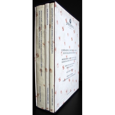 SEMENZATO. VENEZIA. SENSAZIONI COLLEZIONISTA ROMANO 3 VOL. CATALOGO ASTA 2001.