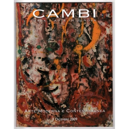 CAMBI. GENOVA. ARTE MODERNA CONTEMPORANEA. CATALOGO ASTA 3 DIC 2009.