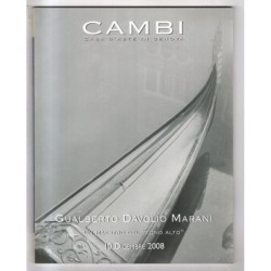 CAMBI. GENOVA. GUALBERTO DAVOLIO MARANI. CATALOGO ASTA 10 DICEMBRE 2008.