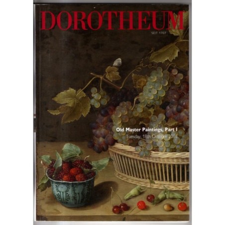 DOROTHEUM. WIEN. OLD MASTER PAINTINGS PART I. CATALOGO ASTA 18 OCTOBER 2016.