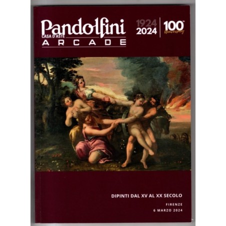 PANDOLFINI. FIRENZE. DIPINTI DAL XV AL XX SEC. CATALOGO ASTA 6 MARZO 2024.
