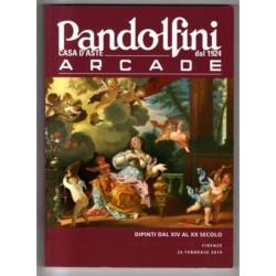 PANDOLFINI. FIRENZE. DIPINTI DAL XIV AL XX SEC. CATALOGO ASTA 26 FEBB 2019.