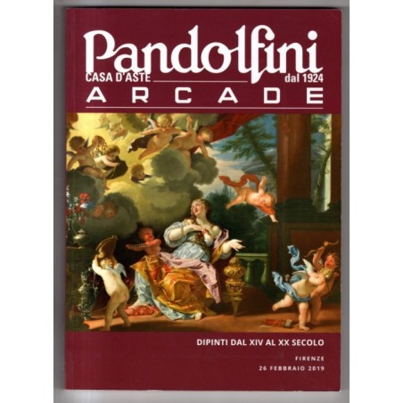 PANDOLFINI. FIRENZE. DIPINTI DAL XIV AL XX SEC. CATALOGO ASTA 26 FEBB 2019.