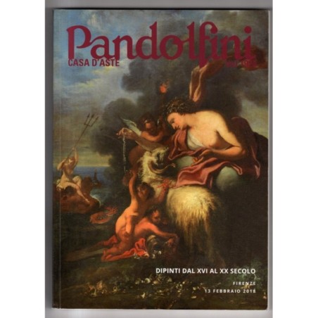 PANDOLFINI. FIRENZE. DIPINTI DAL XIV AL XX SEC. CATALOGO ASTA 13 FEBBRAIO 2018.