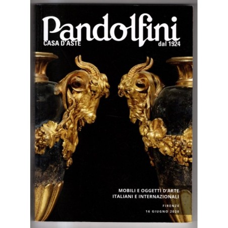 PANDOLFINI. FIRENZE. MOBILI OGGETTI D'ARTE. CATALOGO ASTA 16 GIUGNO 2020.
