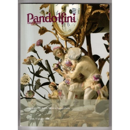 PANDOLFINI. FIRENZE. DIPINTI ANTICHI ARREDI MOBILI. CATALOGO ASTA 11 GIUG 2009.