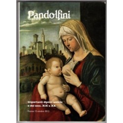 PANDOLFINI. FIRENZE. DIPINTI ANTICHI EI SECC XIX XX. CATALOGO ASTA 15 OTT 2013.