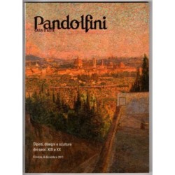 PANDOLFINI. FIRENZE. DIPINTI DISEGNI DEI SECC XIX E XX. CATALOGO ASTA DIC 2011.