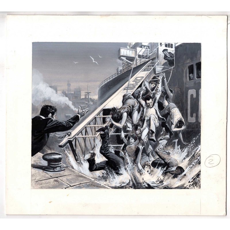 Famiglia Cristiana - Severino Baraldi - Illustrazione Originale  - 1985