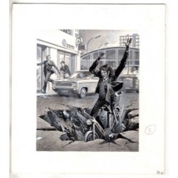 Famiglia Cristiana - Severino Baraldi - Illustrazione Originale  - 1985