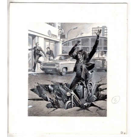Famiglia Cristiana - Severino Baraldi - Illustrazione Originale  - 1985