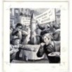 Famiglia Cristiana - Severino Baraldi - Illustrazione Originale  - 1986