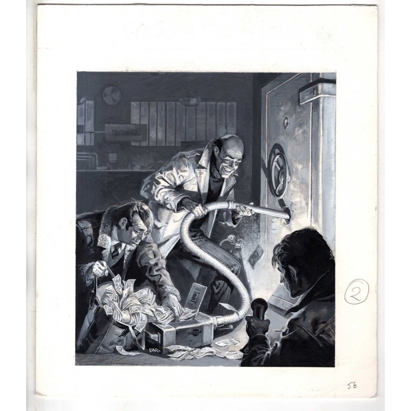 Famiglia Cristiana - Severino Baraldi - Illustrazione Originale  - 1986